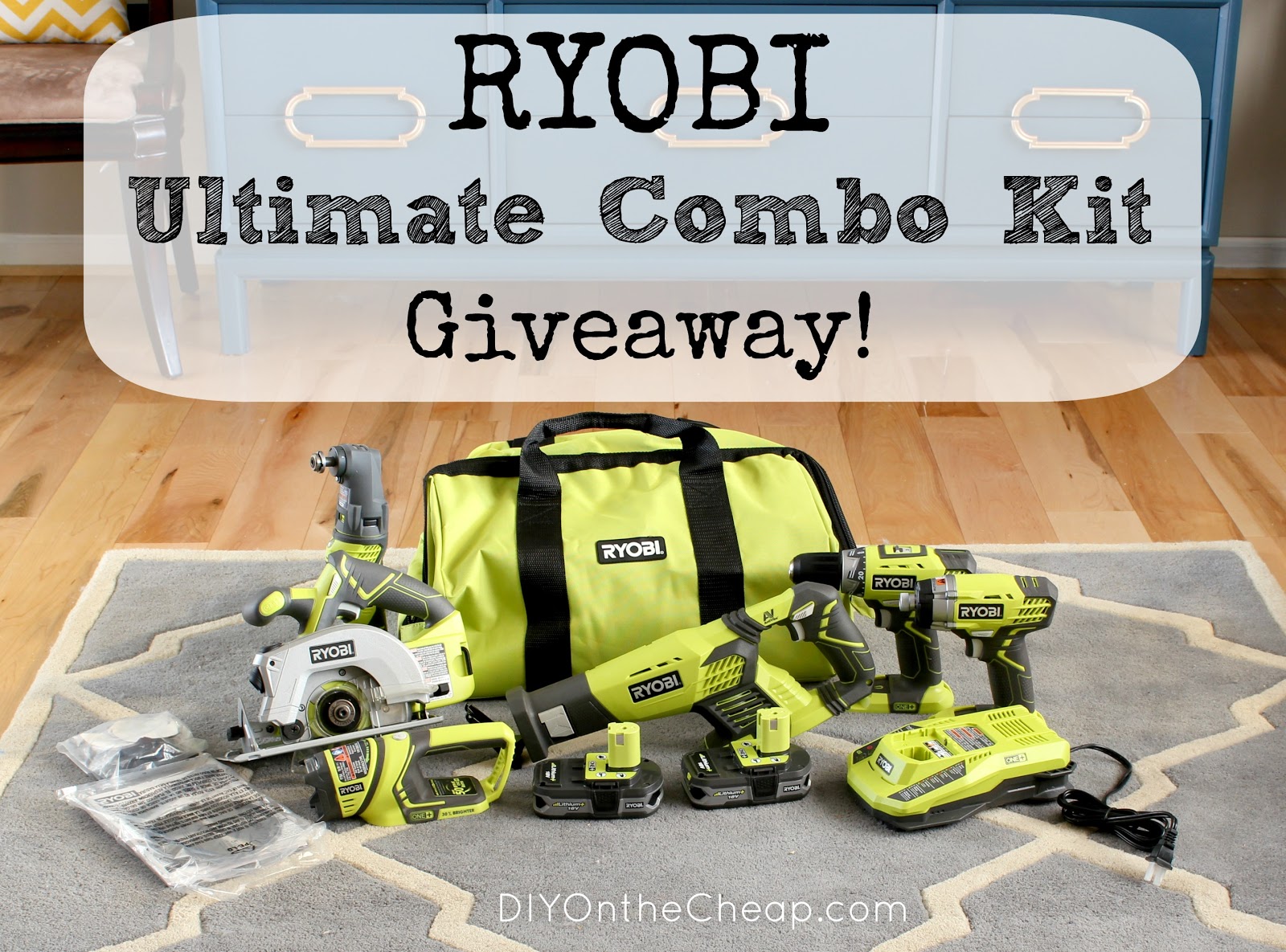 RYOBI Ultimate Combo Kit Giveaway! Erin Spain