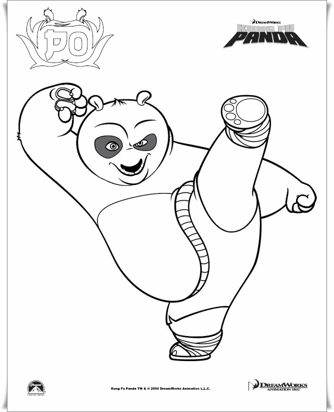 ausmalbilder zum ausdrucken ausmalbilder kungfu panda