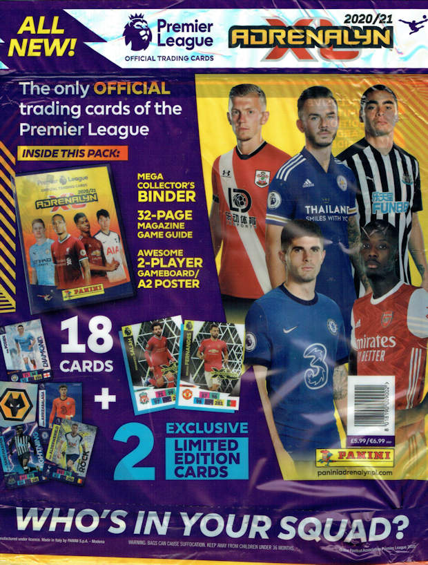 Panini Premier League 2020/21 ADRENALYN XL Starter Pack Panini Premier League 2020/21 ADRENALYN XL Starter Pack