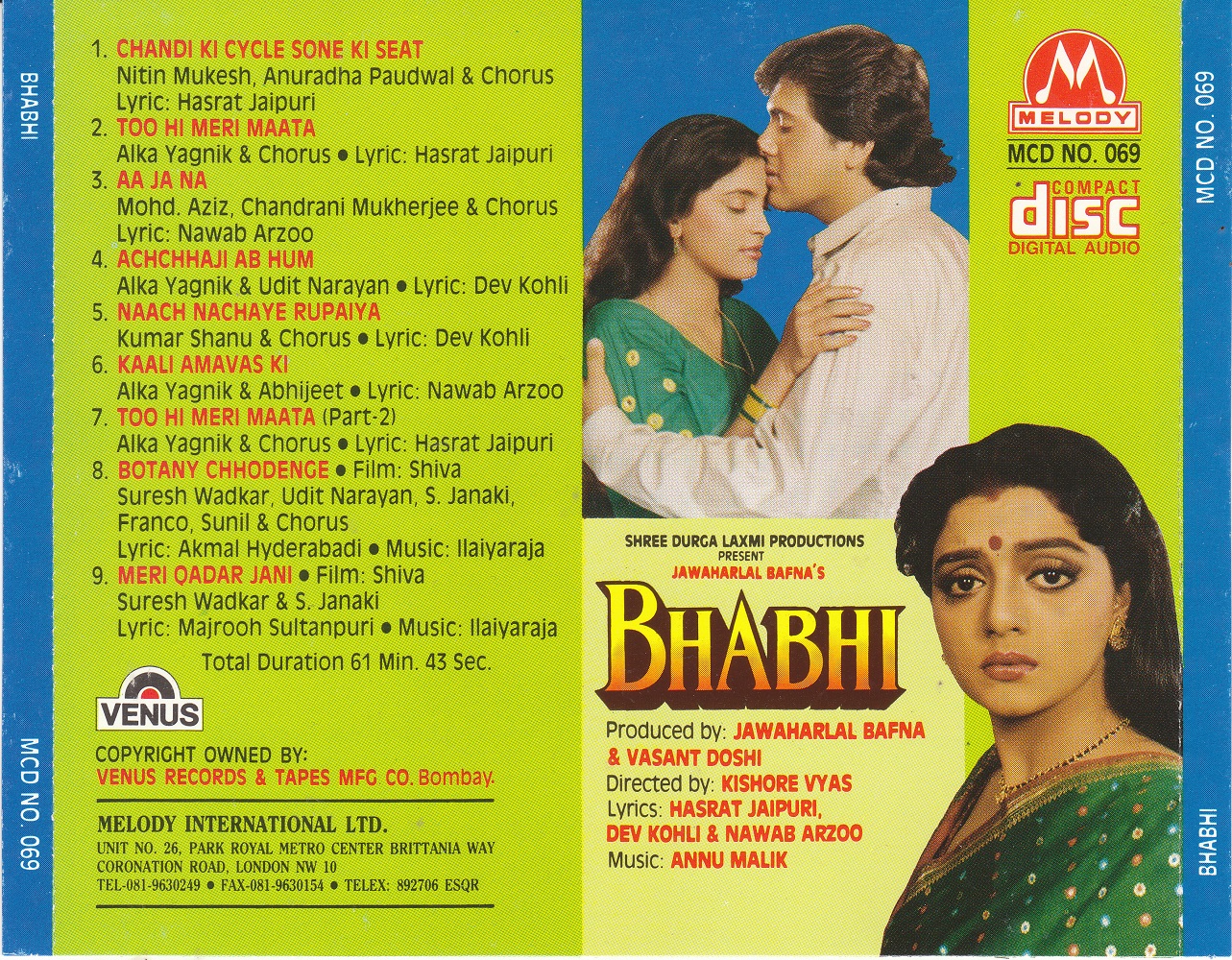 Download Bhabhi [1991-MP3-VBR-320Kbps] Review - SongCharts - Top Songs