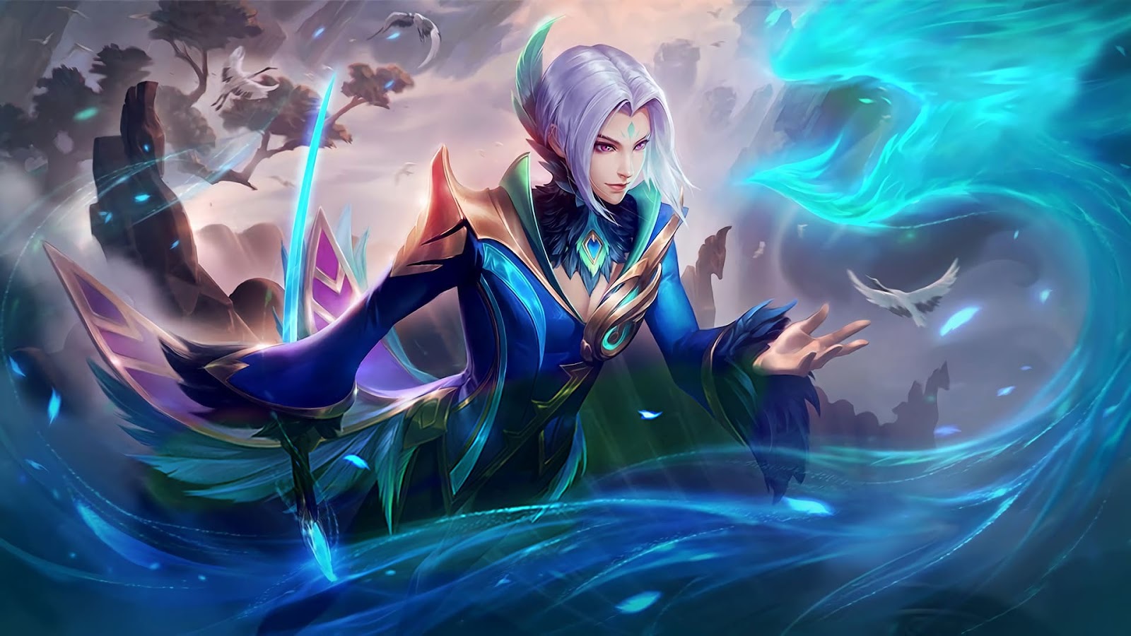 Wallpaper Ling Cyan Finch Skin Mobile Legends HD for PC