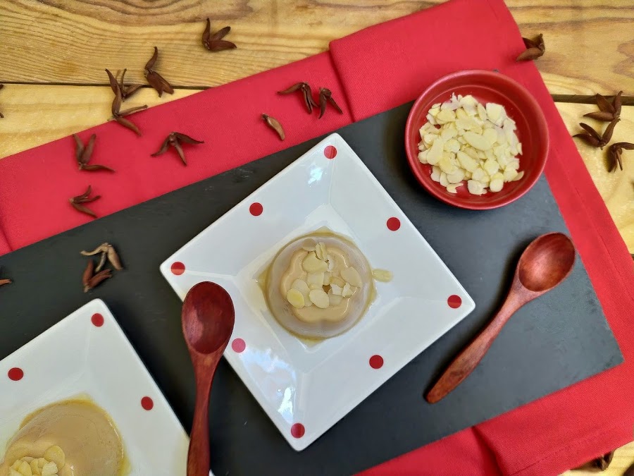 Flanes de turrón sin horno. Receta fácil sin huevo. De aprovechamiento, turrón de Xixona. Postre fácil, rico, navidad, Cuca
