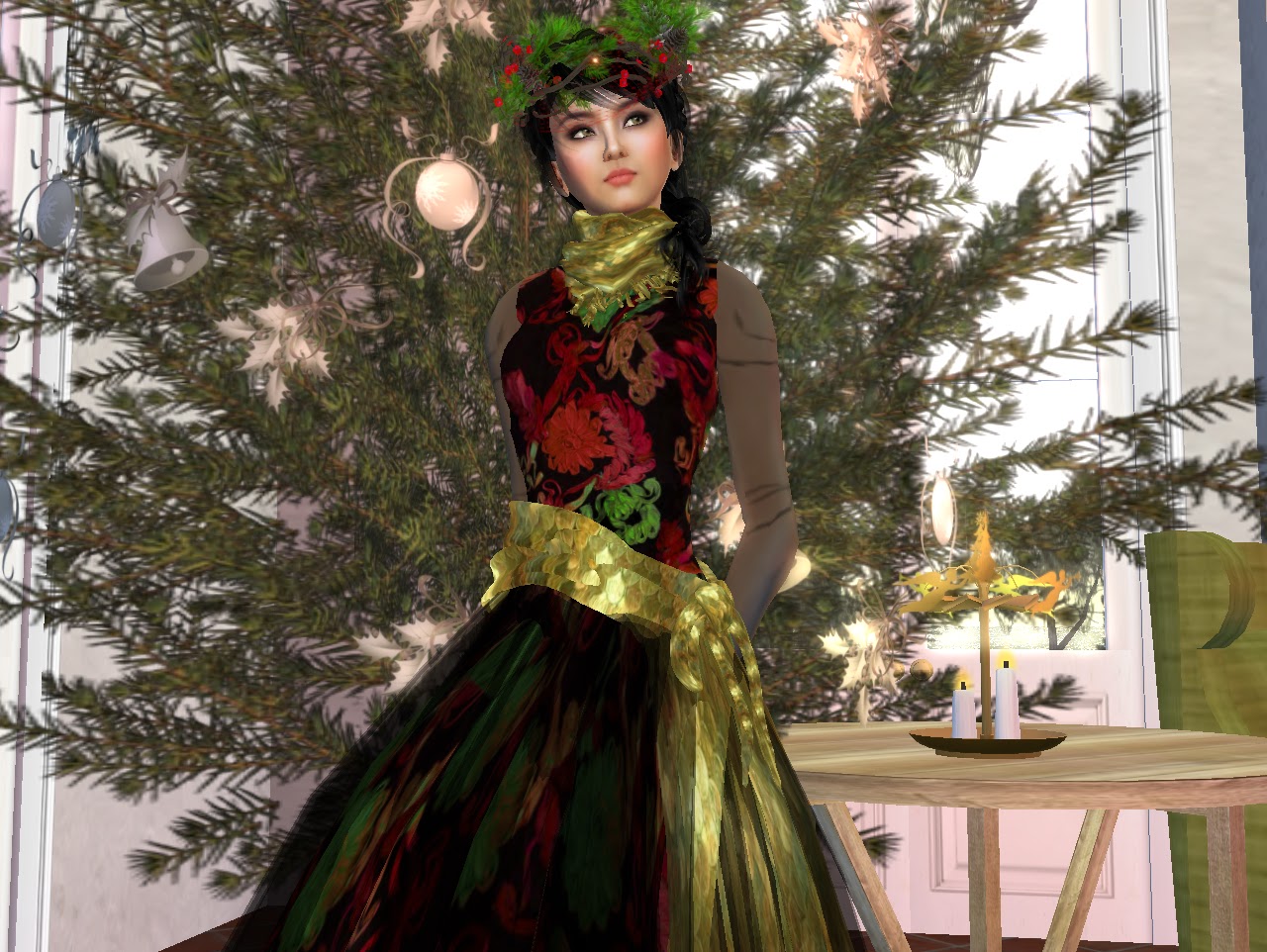 Mariko Nightfire A Virtual Life A Second Life Christmas