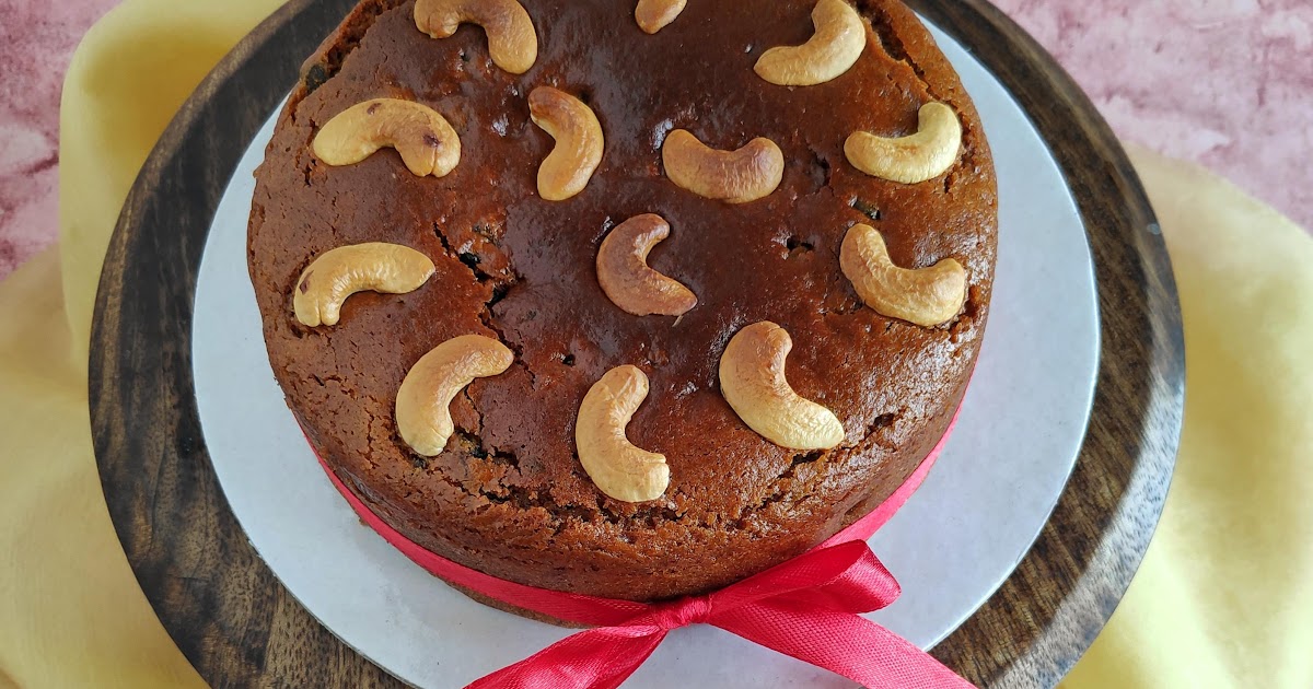 Easycooking Eggless Christmas Fruit Cake Kerala Plum Cake Eggless