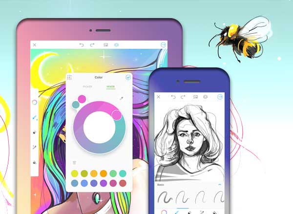 تحميل برنامج الرسم  PicsArt Color Paint للأندرويد مدفوع مهكر آخر إصدار