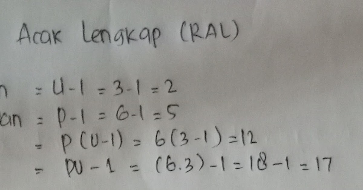 Cara Mengerjakan Ral Rak Ralf Dan Rakf