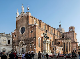The Basilica of Santi Giovanni e Paolo, where Jacopo Tiepolo was buried after he died soon after abdicating
