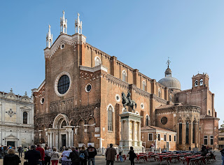 The Basilica of Santi Giovanni e Paolo, where Jacopo Tiepolo was buried after he died soon after abdicating