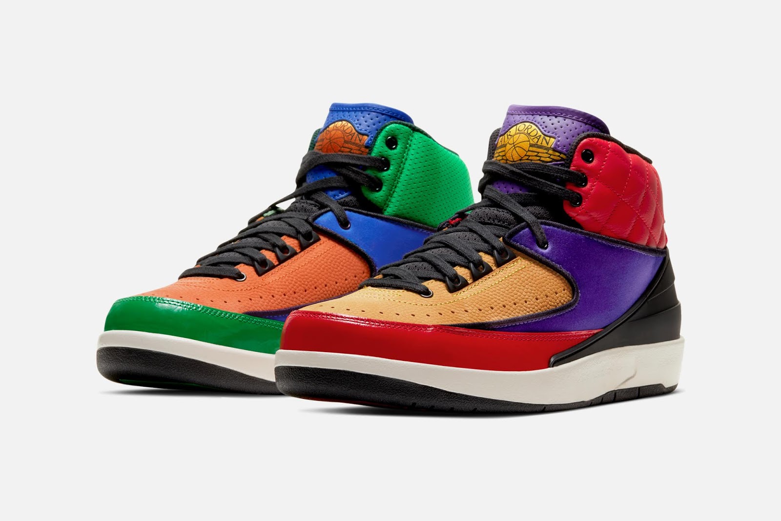 colourful air jordan