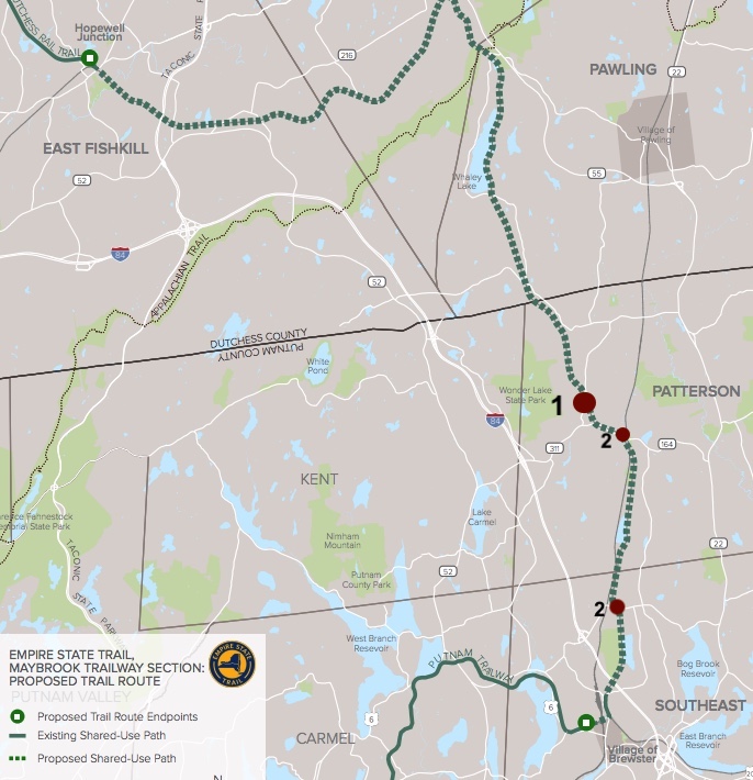 Rich's PedalPoint Progress on the Maybrook Trailway