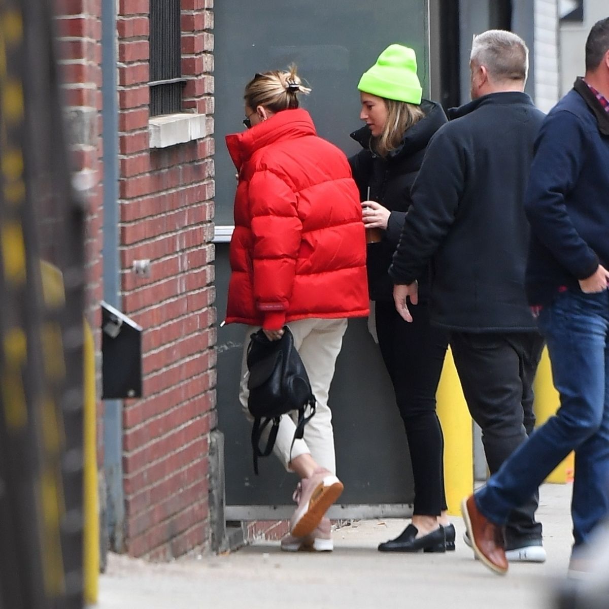 Scarlett Johansson Arrives at Saturday Night Live Rehearsals in New