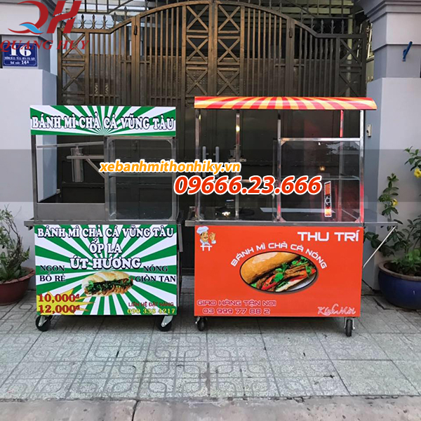 Tại Quang Huy có rất nhiều mẫu xe bánh mì chả cá khác nhau
