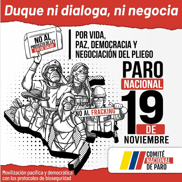 El paro nacional del 21 de octubre. Unidad social, preludio de unidad