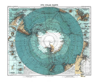 An old map of Antarctica 