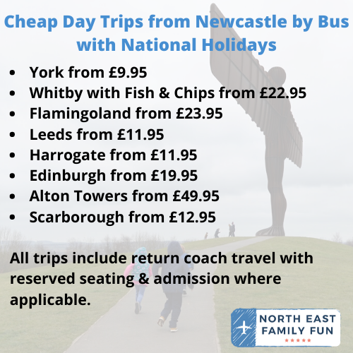 Cheap Day Trips from Newcastle by Bus with National Holidays North