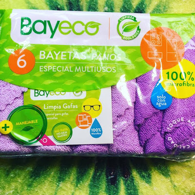 bayeco, limpieza ecológica, solo con agua, 100% microfibra,