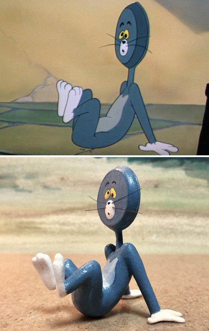 Japanese Artist Turns Tom and Jerry's Failures into Funny Sculptures