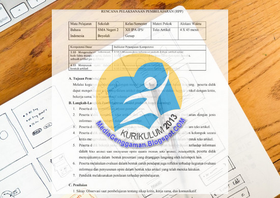 RPP 1 Lembar Bahasa Indonesia Kelas XI Semester 2 K13 Revisi 2021 RPP Bahasa Indonesia 1 Lembar SMA Kelas XI Semester II; Media Genggam Penulis Romansyah