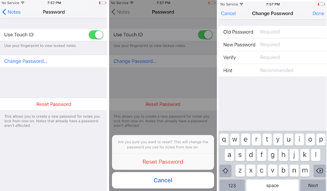 What if you forget your Notes app password? You can reset it with your iPhone passcode or with your Apple ID