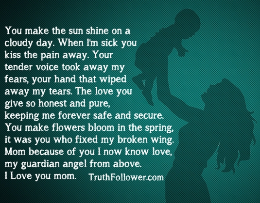 my mom is a gift from god