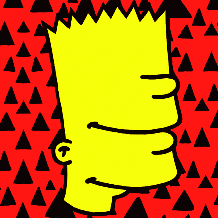 Simpsons Pop Art Discussion Digital Metamorphic Bart Simpson And