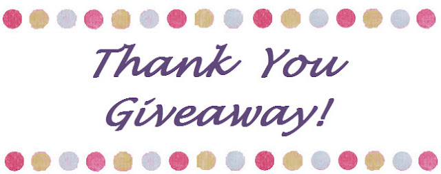 thank you card for giveaways