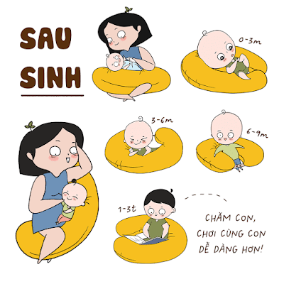 [A159] Loại gối Bà Bầu Đậu Khuyết nào phù hợp với Mẹ Bầu 3 tháng