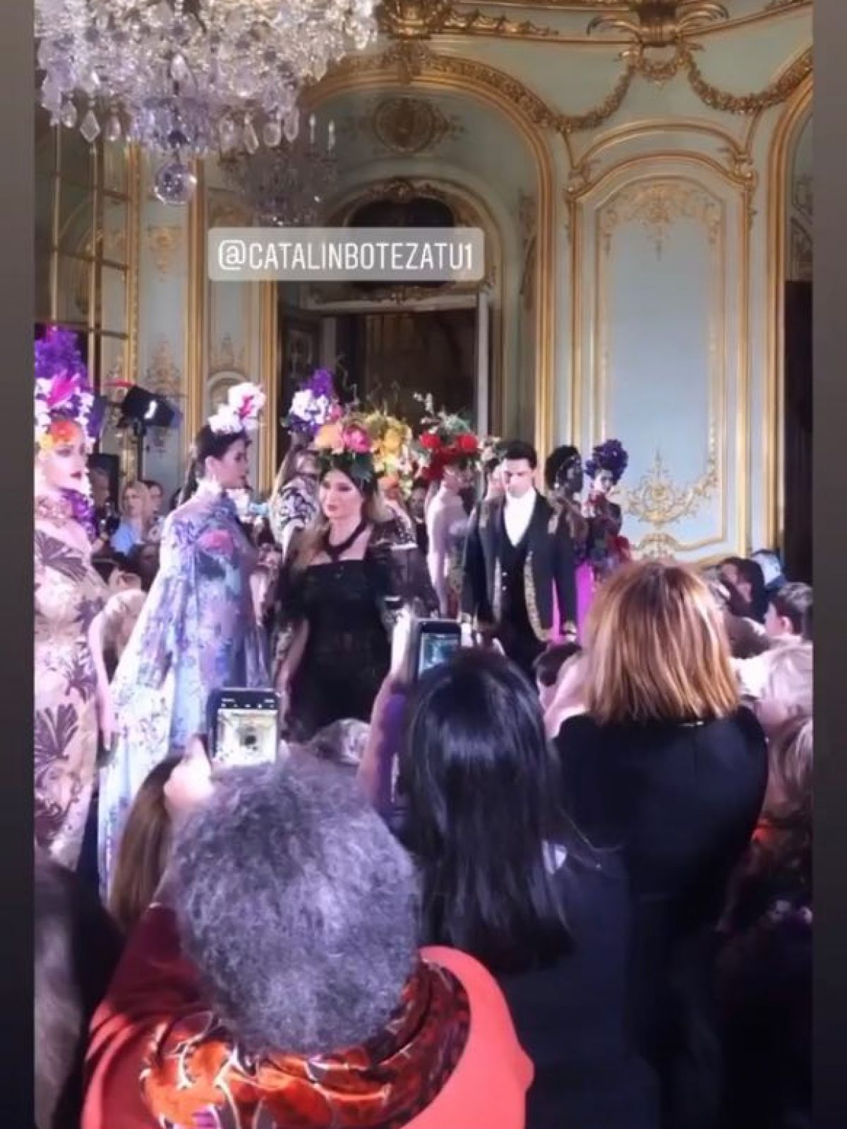 Anamaria Prodan, vedeta celei mai noi colectii Catalin Botezatu, prezentata la Paris!