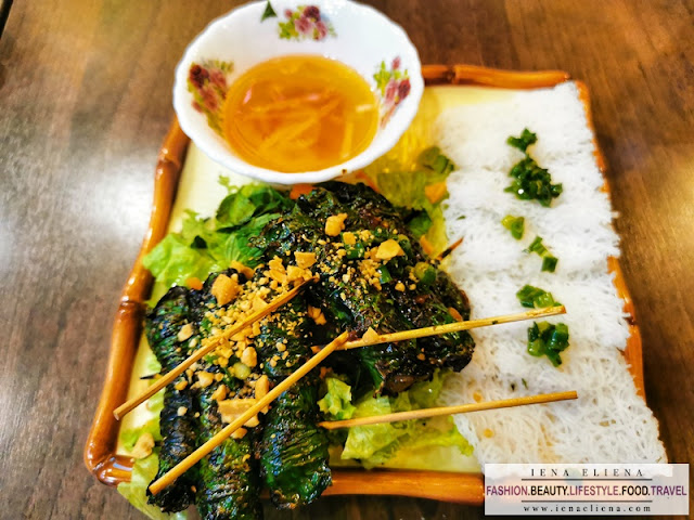 Grilled Beef in Betel Leaf