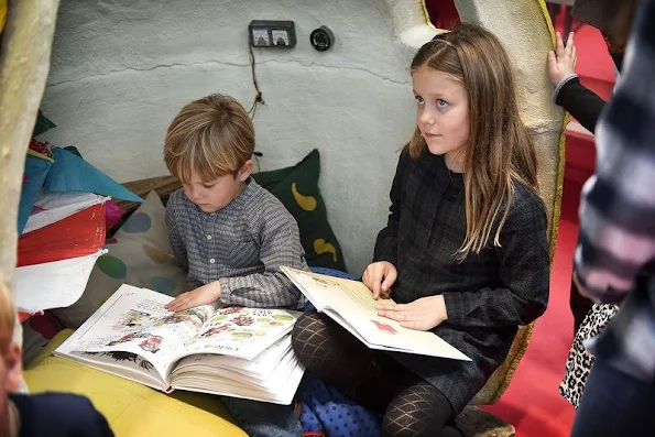 Crown Princess Mary of Denmark and her children, Prince Vincent, Princess Josephine and Princess Isabella