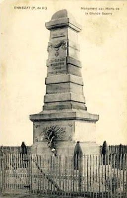 CPA monuments aux Morts du Puy-de-Dôme, Ennezat