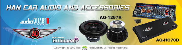 Han Car Audio and Accessories, Car Audio, Car Accessories,Huricane Series, Audioquart, AQ, AQ-1297R, AQ-HC70D