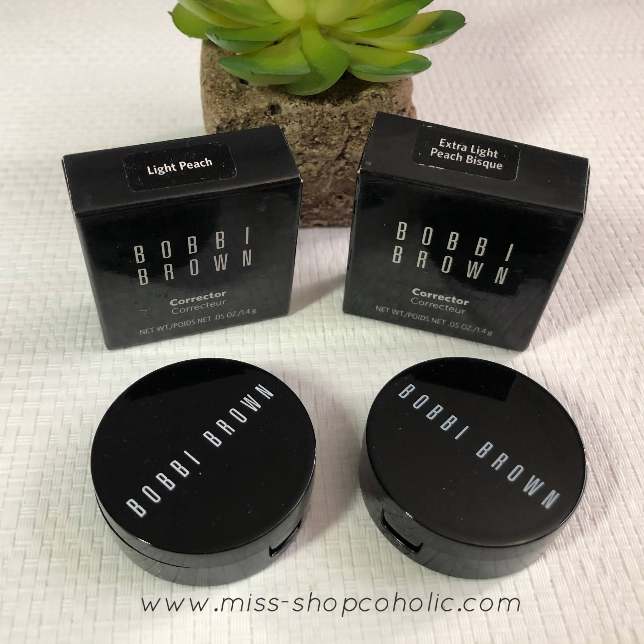 Miss Shopcoholic Bobbi Brown Corrector Review in Light Peach and Extra