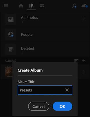 Create new album