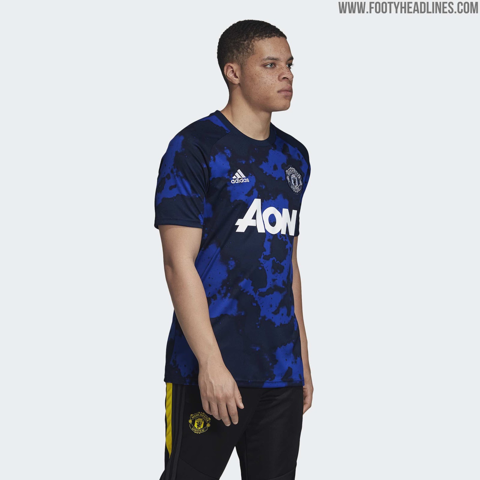 Garish: Adidas x Parley Manchester United 19-20 Pre-Match Shirt ...