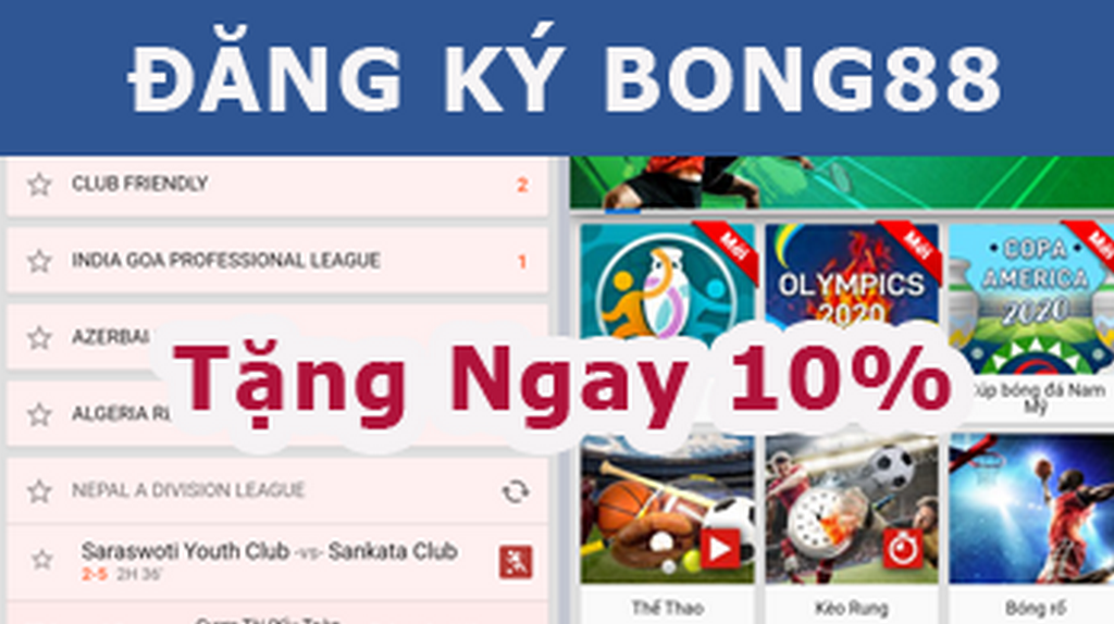 Đăng ký tài khoản bong88