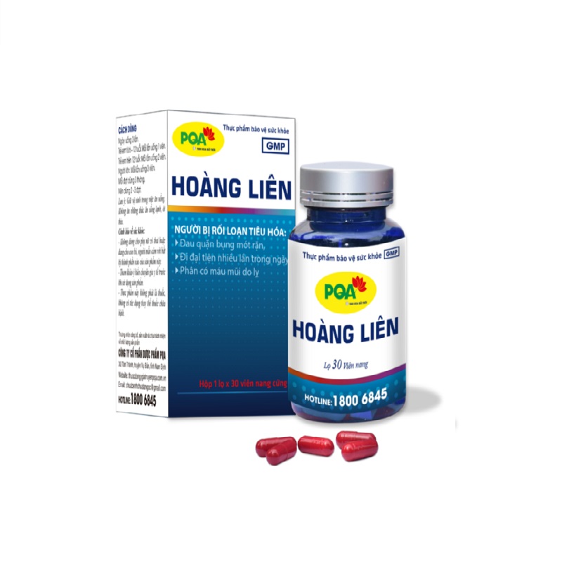 PQA Hoàng Liên – Dùng cho người rối loạn tiêu hóa