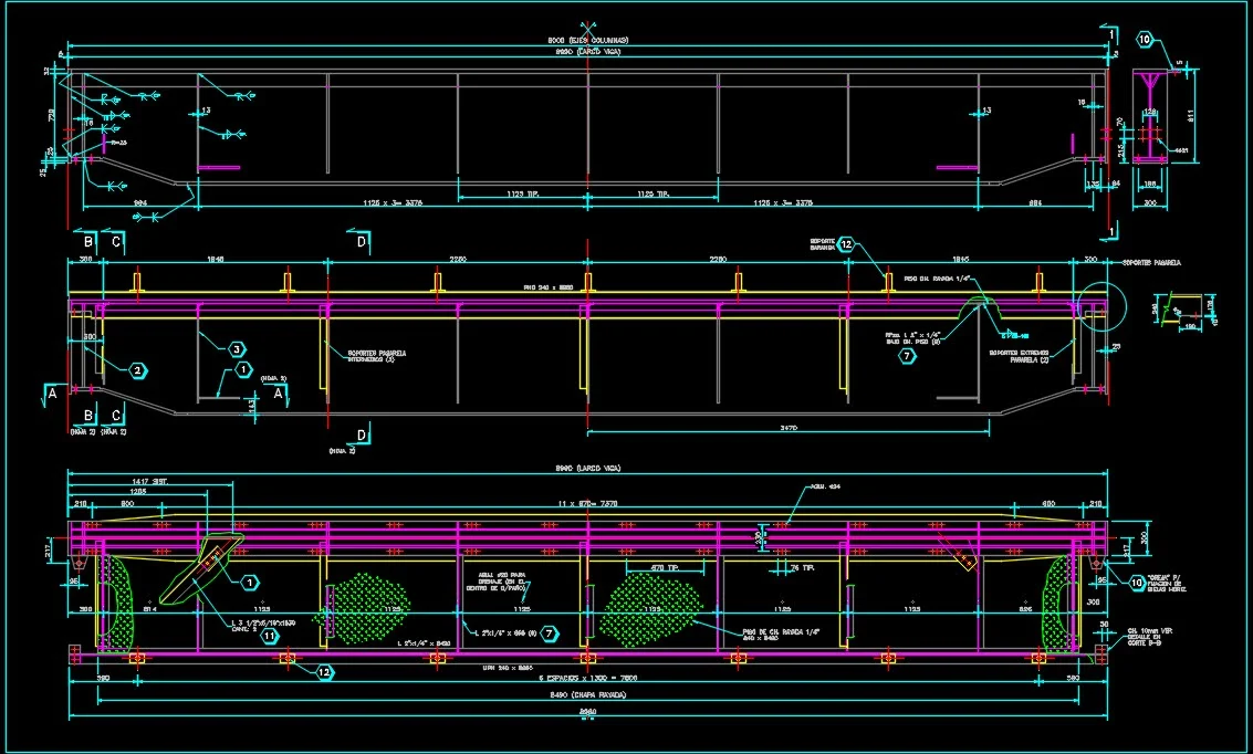 Overhead Bridge Crane [DWG]