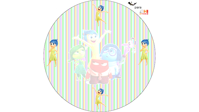 Del Revés, Intensamente o Inside Out: Etiquetas para Candy Bar para Imprimir Gratis. Toppers o etiquetas de Del Revés, Intensamente o Inside Out para imprimir gratis.