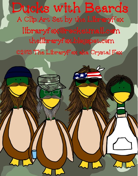 The LibraryFox: Ducks with Beards. A New Set!