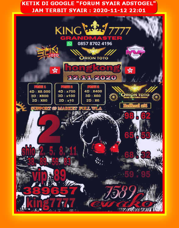 Forum Syair Adstogel Hk Hari Ini