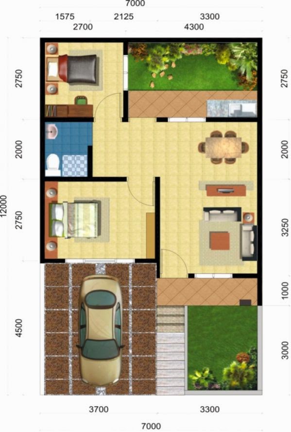 50+ Desain Rumah Sederhana Luas Tanah 50 Meter