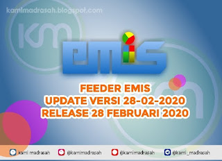  Pembaharuan Emis Feeder pada versi ini berfungsi untuk memperbaiki data lampau yg  Aplikasi Feeder Emis (AFE) Update Terbaru Versi 28-02-2020