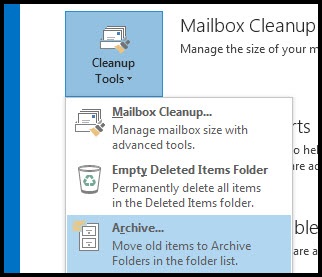 How to Archive Outlook Emails