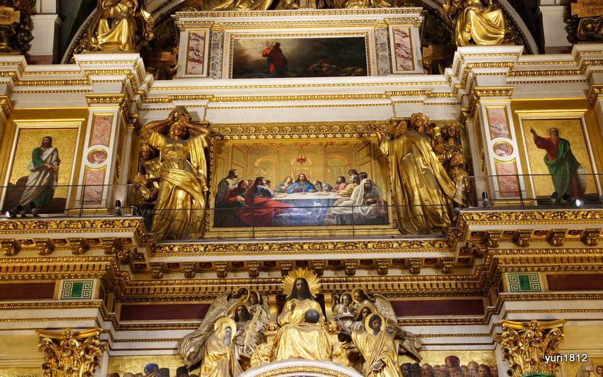 Тайная вечеря в исаакиевском соборе