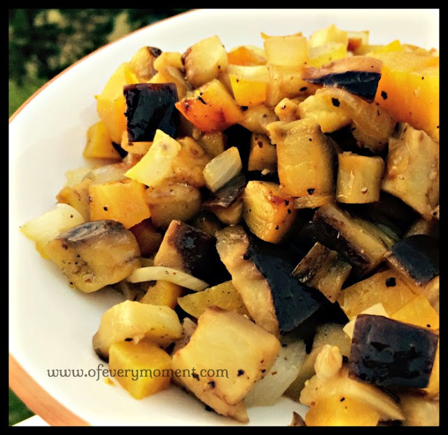 Roasted Golden Beets and Eggplant Recipe the most of every moment