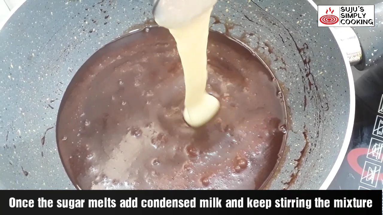 Condensed milk Chocolate sauce recipe The Foodie Curls Indian Recipes