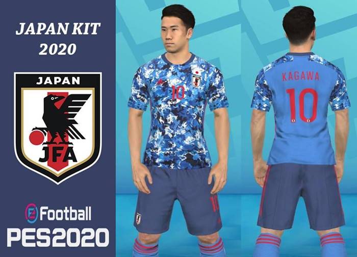 Japan New Kit 2020 For - PES 2017 - PES BELGIUM GLORY