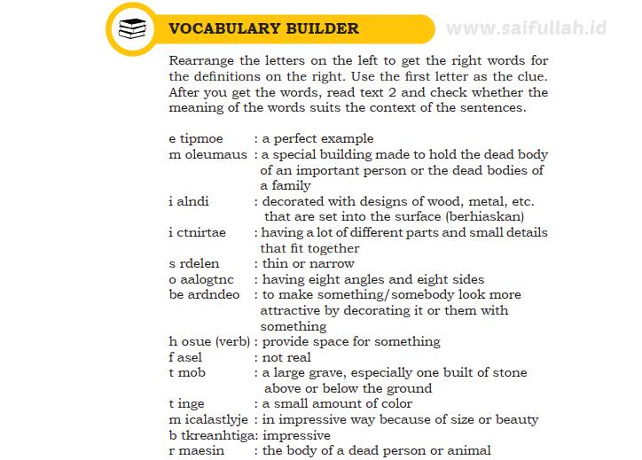 View Contoh Soal Vocabulary Bahasa Inggris Beserta Kunci Jawaban Gif
