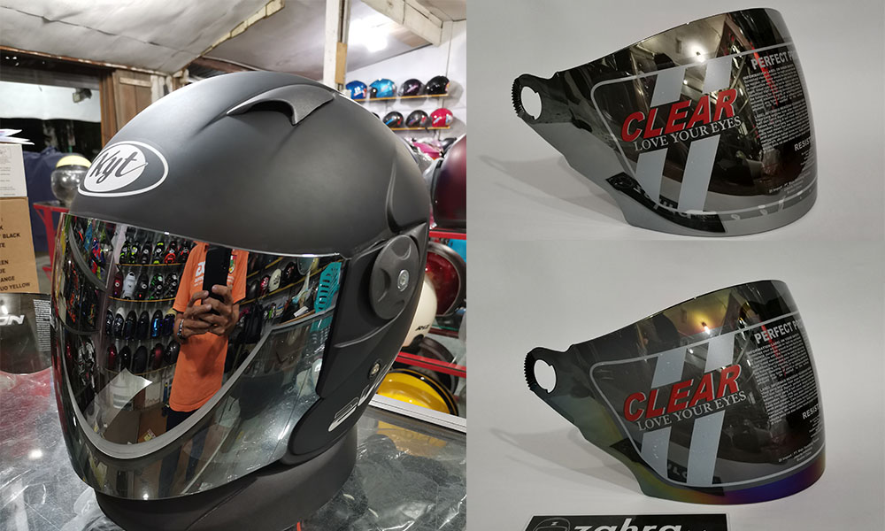 Kaca helm KYT 2 Vision dan 2 Vista